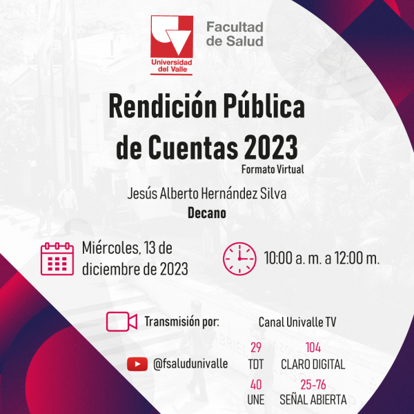 Rendición Pública de Cuentas 2023