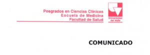 Comunicado Posgrados Clínicos