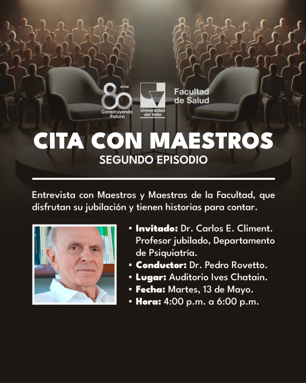 Cita con Maestros: Entrevista al Dr. Carlos Climent