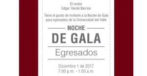 Noche de Gala Egresados Universidad del Valle