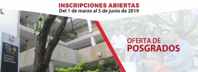 ¡Inscripciones abiertas!  posgrados de la Escuela de Salud Pública