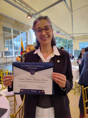 Profesora de la Facultad de Salud recibe beca Fulbright para pasantía en Georgetown University