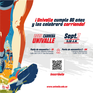¡Corremos con el corazón y celebramos con orgullo! Sé parte de la Carrera Univalle 80 años