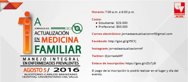 1ª Jornada de Actualización en Medicina Familiar