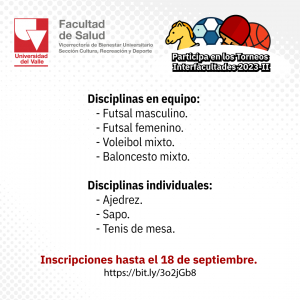Torneos Interfacultades 2023-II