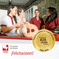 Terapia Ocupacional renueva su Acreditación de Alta Calidad por ocho años más