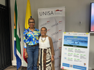 Saberes tradicionales y cooperación interregional: participación de la profesora Janeth Mosquera Becerra en Sudáfrica