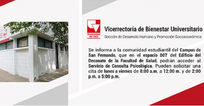 Servicio de Consulta Psicológica, Campus de San Fernando