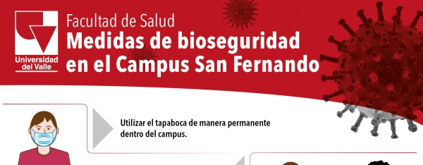 Medidas de Bioseguridad del Campus San Fernando de la Universidad del Valle