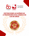 La Facultad de Salud felicita a sus docentes reconocidos con distinciones académicas en el marco de los 80 años de la Universidad del Valle