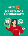 ¡Ya contamos con un canal de difusión por Whatsapp!