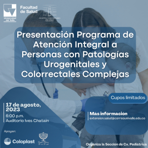 Presentación Programa de Atención Integral a Personas con Patologías Urogenitales y Colorrectales Complejas