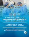 Segunda Convocatoria 2025 para aspirantes a las Especialidades Médico-Quirúrgicas.