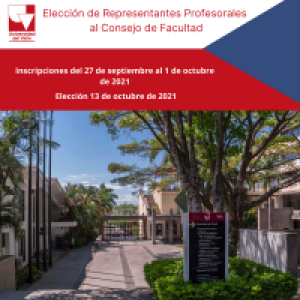 Elección de Representantes Profesorales al Consejo de Facultad