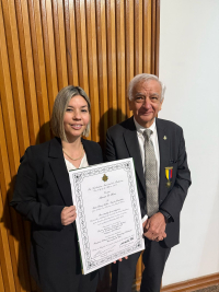 Doctora Elvia Karina Grillo y su equipo reciben "Mención de Honor" en la entrega de Premios de la Academia Nacional de Medicina