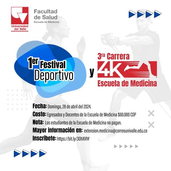 1er Festival Deportivo y 3ra Carrera 4K de la Escuela de Medicina