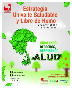 Actos simbólicos Estrategia Univalle Saludable y Libre de Humo - 5 y 6 de diciembre