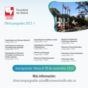 Oferta Posgrados 2023-1