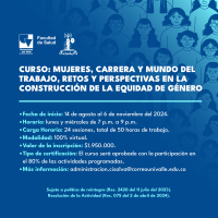 Curso: Mujeres, Carrera y mundo del trabajo, retos y perspectivas en la construcción de equidad de género