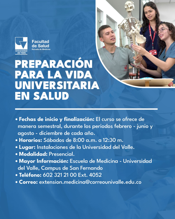 Curso: Preparación para la Vida Universitaria en Salud