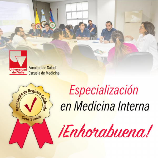 Renovación del Registro Calificado para seis Posgrados de la Facultad de Salud