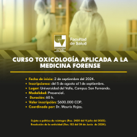 Curso Toxicología Aplicada a la Medicina Forense