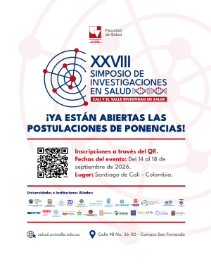 Postula tus ponencias en el XXVIII Simposio de Investigaciones en Salud