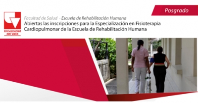 Abiertas las inscripciones de la Especialización en Fisioterapia Cardiopulmonar