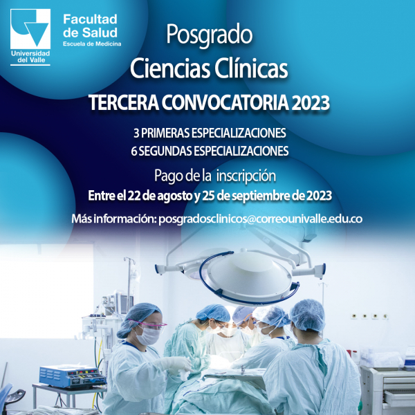 Convocatoria Posgrados Clínicos 2023 - II