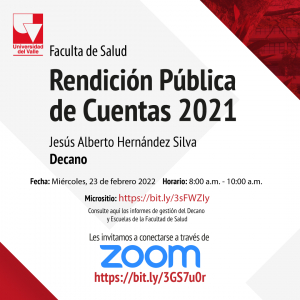 Rendición Pública de Cuentas 2021