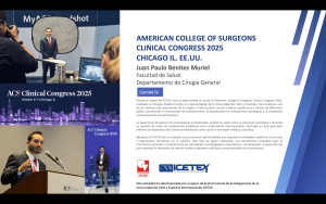 Residente de Cirugía de la Universidad del Valle participó en el American College of Surgeons Clinical Congress 2025