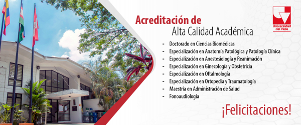 Ocho programas académicos de la Facultad de Salud recibieron la Acreditación de Alta Calidad