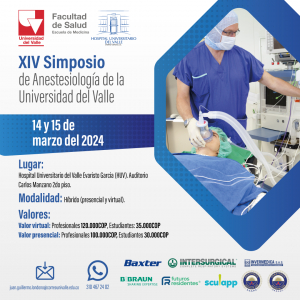 XIV Simposio de Anestesiología de la Universidad del Valle
