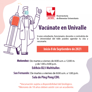 Vacúnate en Univalle